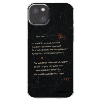 Picasee silikónový prehľadný obal pre Apple iPhone 15 Plus - POET