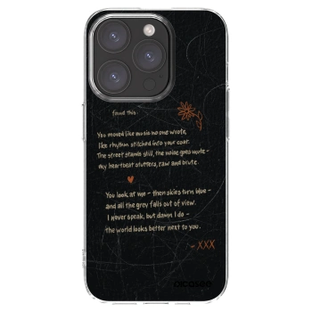 Picasee silikónový prehľadný obal pre Apple iPhone 15 Pro - POET