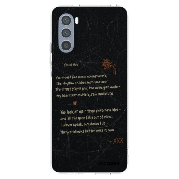 Picasee silikónový prehľadný obal pre Motorola Moto G62 - POET