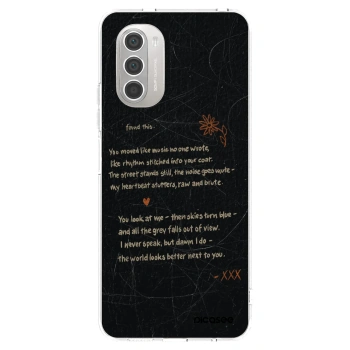 Picasee silikónový prehľadný obal pre Motorola Moto G51 - POET