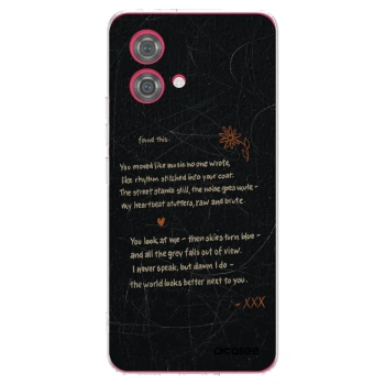 Picasee silikónový prehľadný obal pre Motorola Moto G84 5G - POET