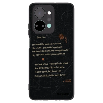 Picasee silikónový čierny obal pre Honor X7a - POET