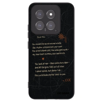 Picasee silikónový čierny obal pre Xiaomi 14 - POET