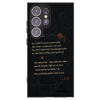 Picasee silikónový čierny obal pre Samsung Galaxy S24 Ultra S928B 5G - POET