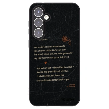 Picasee silikónový čierny obal pre Samsung Galaxy S23 FE S711B - POET