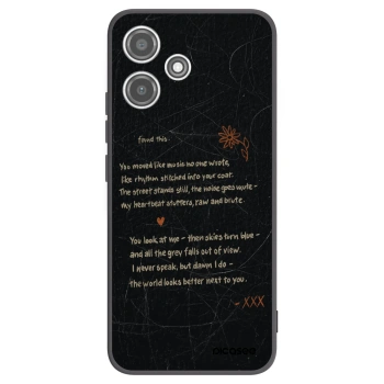 Picasee silikónový čierny obal pre Xiaomi Redmi 12 5G - POET