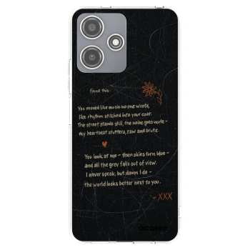 Picasee silikónový prehľadný obal pre Xiaomi Redmi 12 5G - POET