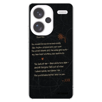 Picasee silikónový prehľadný obal pre Xiaomi Redmi Note 13 Pro+ 5G - POET