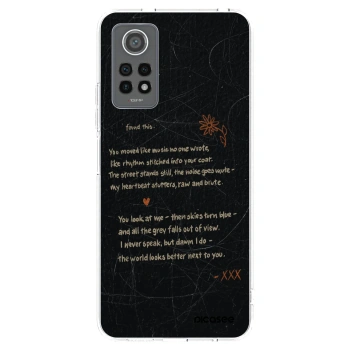 Picasee silikónový prehľadný obal pre Xiaomi Redmi Note 12 Pro 4G - POET