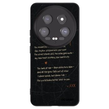 Picasee silikónový čierny obal pre Xiaomi 14 Ultra - POET