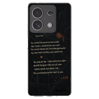 Picasee silikónový prehľadný obal pre Xiaomi Redmi Note 13 4G - POET