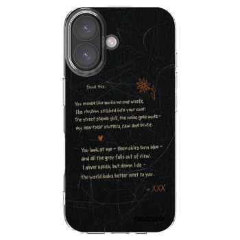 Picasee silikónový prehľadný obal pre Apple iPhone 16 - POET