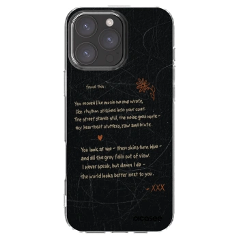 Picasee silikónový prehľadný obal pre Apple iPhone 16 Pro Max - POET