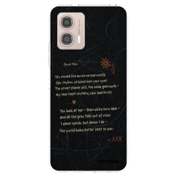 Picasee silikónový prehľadný obal pre Motorola Moto G53 5G - POET