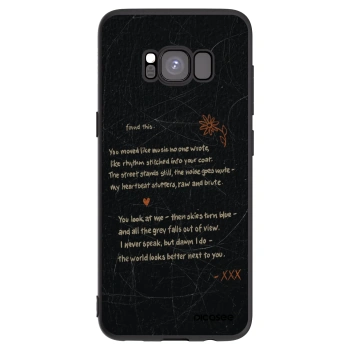 Picasee silikónový čierny obal pre Samsung Galaxy S8 G950F - POET