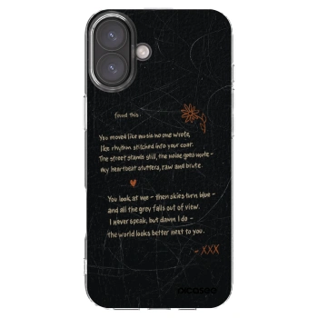 Picasee silikónový prehľadný obal pre Apple iPhone 16 Plus - POET