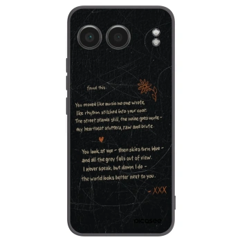 Picasee silikónový čierny obal pre OnePlus Nord 4 - POET
