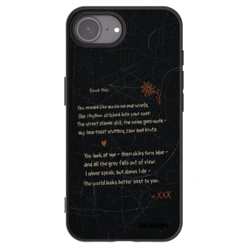 Picasee silikónový čierny obal pre Apple iPhone 16e - POET