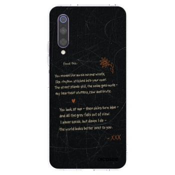 Picasee silikónový prehľadný obal pre Xiaomi Mi 9 - POET