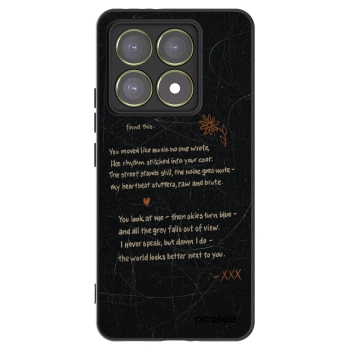 Picasee silikónový čierny obal pre Xiaomi 14T - POET