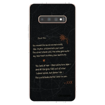 Picasee silikónový prehľadný obal pre Samsung Galaxy S10 Plus G975 - POET