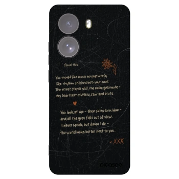 Picasee silikónový čierny obal pre Xiaomi Poco X7 - POET