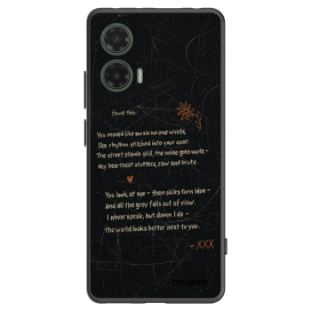 Picasee silikónový čierny obal pre Motorola Moto G35 5G - POET