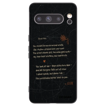 Picasee silikónový čierny obal pre Google Pixel 8 Pro - POET