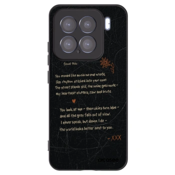 Picasee silikónový čierny obal pre Xiaomi 15 - POET