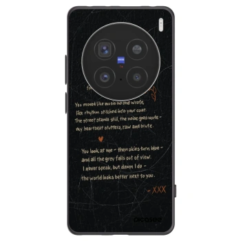 Picasee silikónový čierny obal pre Vivo X200 Pro - POET