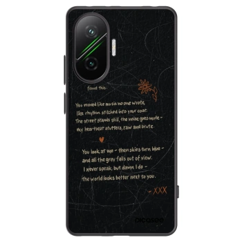 Picasee silikónový čierny obal pre Xiaomi Poco F7 Pro 5G - POET