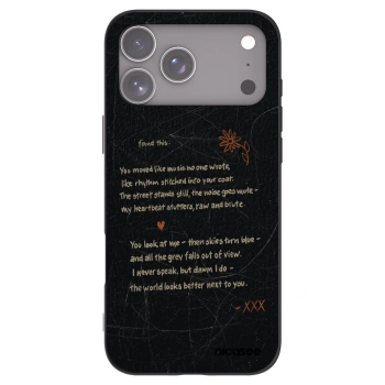 Picasee silikónový čierny obal pre Apple iPhone 17 Pro Max - POET
