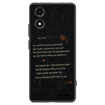 Picasee silikónový čierny obal pre Motorola Moto E14 - POET