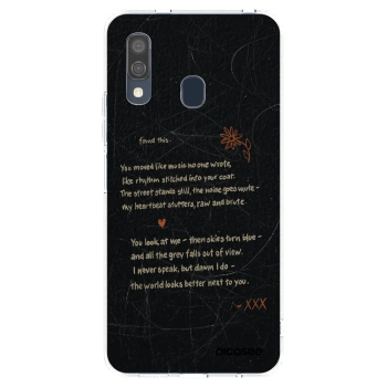 Picasee silikónový prehľadný obal pre Samsung Galaxy A40 A405F - POET