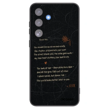 Picasee silikónový čierny obal pre Samsung Galaxy S25 FE 5G - POET