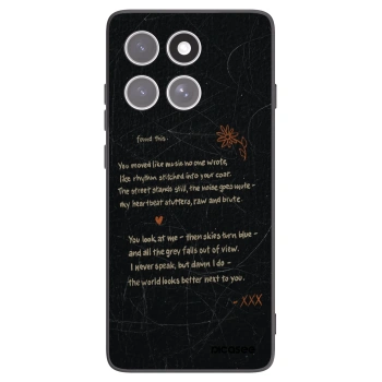 Picasee silikónový čierny obal pre Motorola Edge 60 Fusion - POET