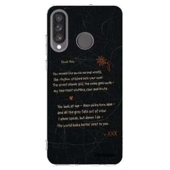 Picasee silikónový prehľadný obal pre Huawei P30 Lite - POET