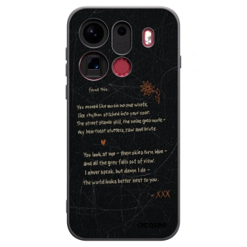 Picasee silikónový čierny obal pre OPPO Find X9 Pro - POET