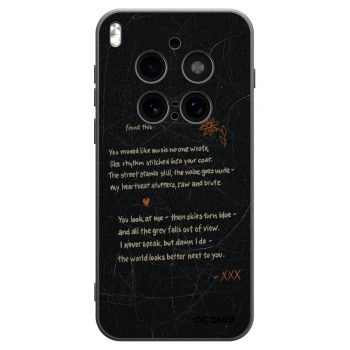 Picasee silikónový čierny obal pre Vivo X300 Pro - POET