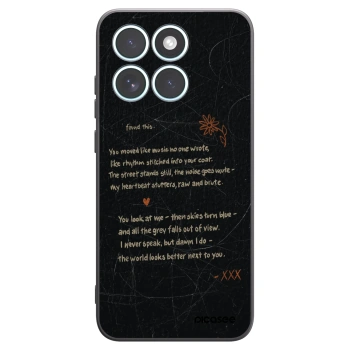 Picasee silikónový čierny obal pre Motorola Edge 70 Fusion - POET