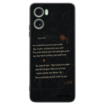 Picasee silikónový čierny obal pre Motorola Moto G06 - POET