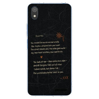 Picasee silikónový prehľadný obal pre Xiaomi Redmi 7A - POET