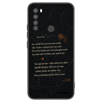 Picasee silikónový čierny obal pre Xiaomi Redmi Note 8 - POET