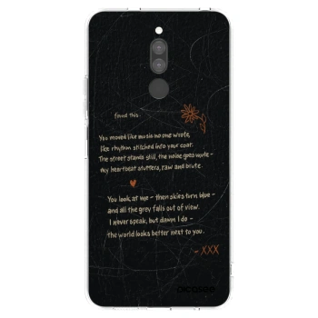 Picasee silikónový prehľadný obal pre Xiaomi Redmi 8 - POET