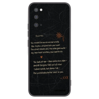 Picasee silikónový čierny obal pre Samsung Galaxy S20 G980F - POET
