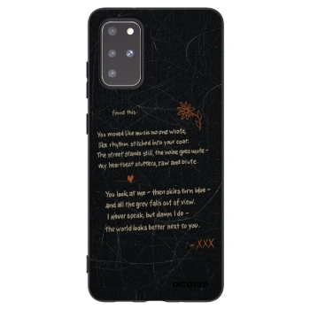 Picasee silikónový čierny obal pre Samsung Galaxy S20+ G985F - POET