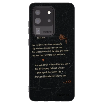 Picasee silikónový čierny obal pre Samsung Galaxy S20 Ultra 5G G988F - POET