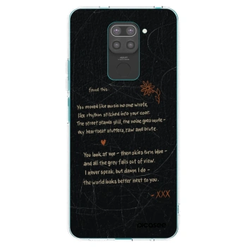 Picasee silikónový čierny obal pre Xiaomi Redmi Note 9 - POET
