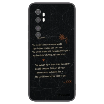 Picasee silikónový čierny obal pre Xiaomi Mi Note 10 Lite - POET