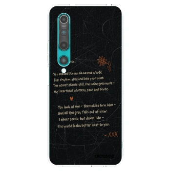 Picasee silikónový prehľadný obal pre Xiaomi Mi 10 - POET